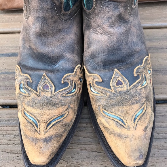 Dan Post Vintage Woman’s Bluebird Western Boots - Picture 14 of 15